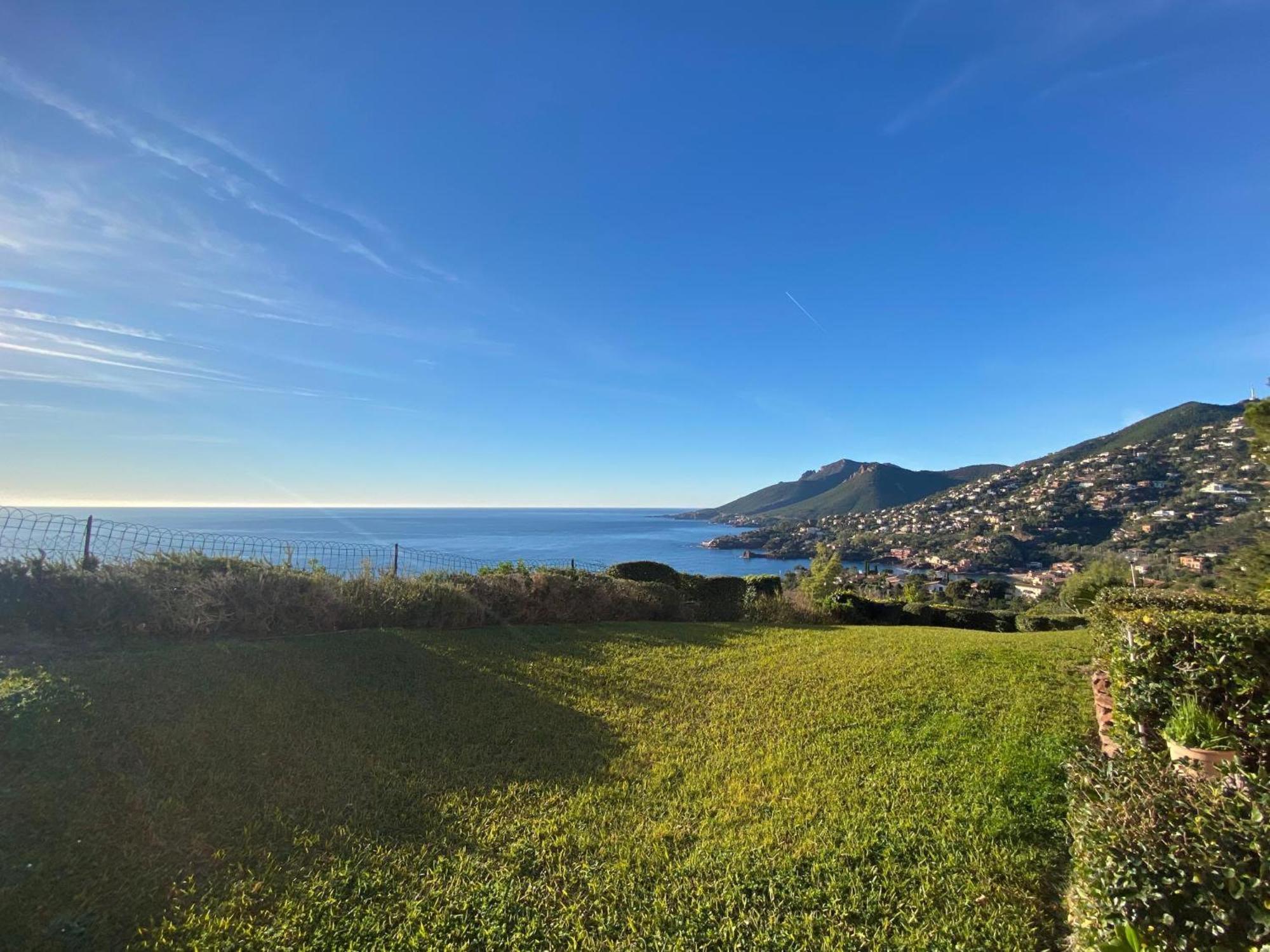 Vue Mer Et Jardin Theoule-sur-Mer Bagian luar foto